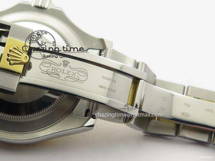 Dial Bracelet Yacht-Master 116622 On SS JF Best Blue A2836 Edition YG 0215